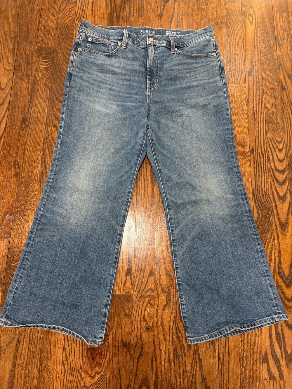 J. Crew Women's High Rise Cropped Kick Out Jeans